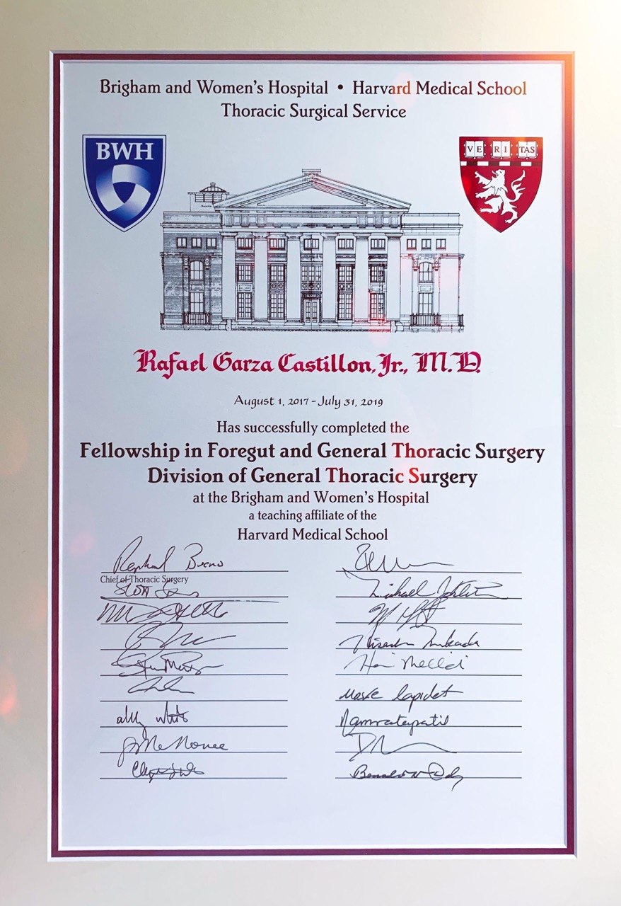 Brigham and Women’s Hospital Harvard Medical School training