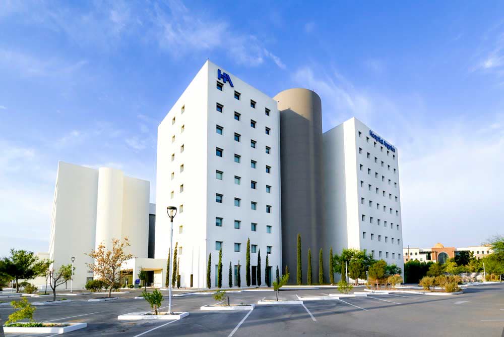 Fachada de Hospital Ángeles Ciudad Juárez